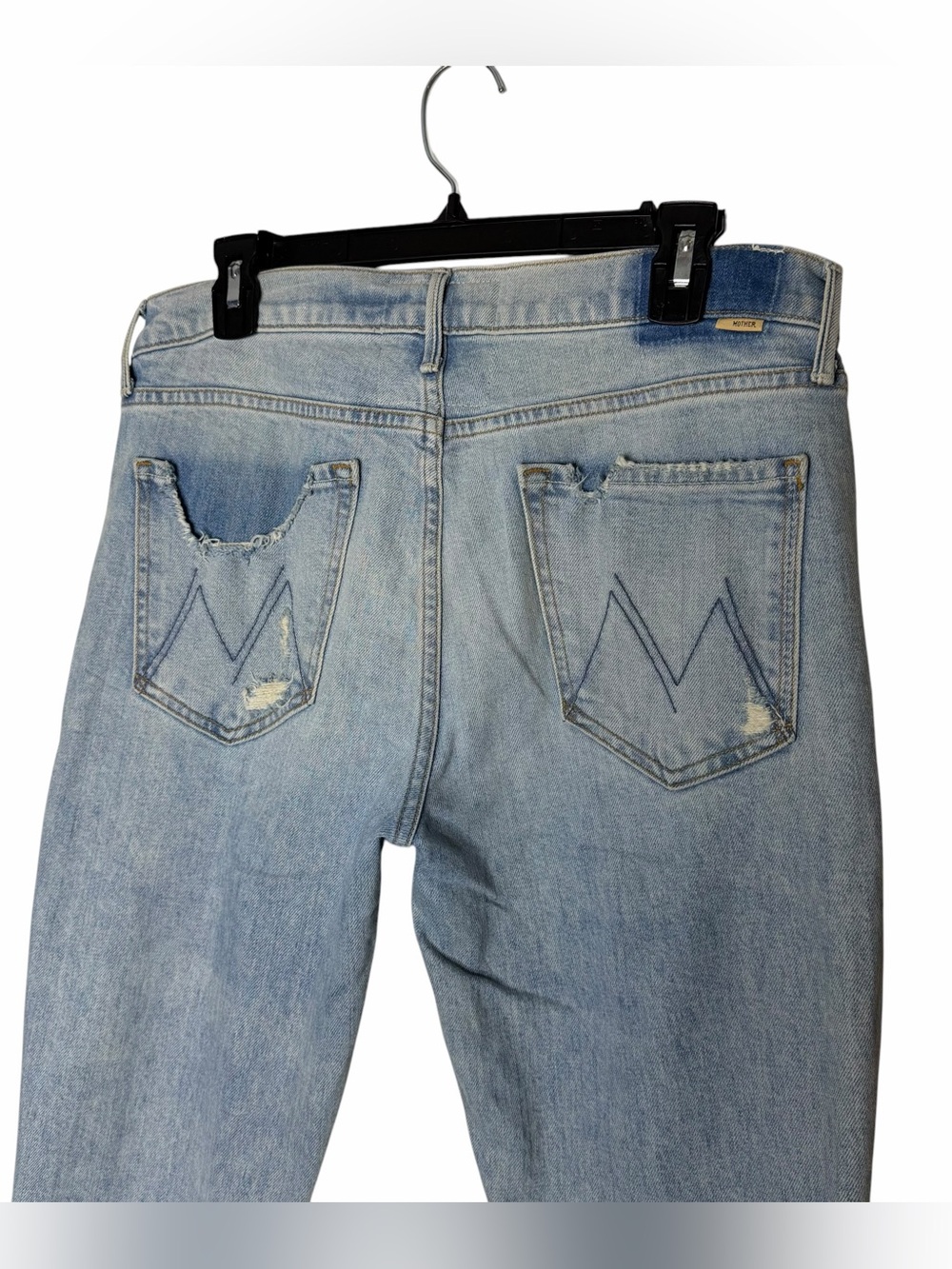 Mother Superior The Rascal Ankle Undone Hem Vacation Temptation Jeans Size 30 - Picture 5 of 13